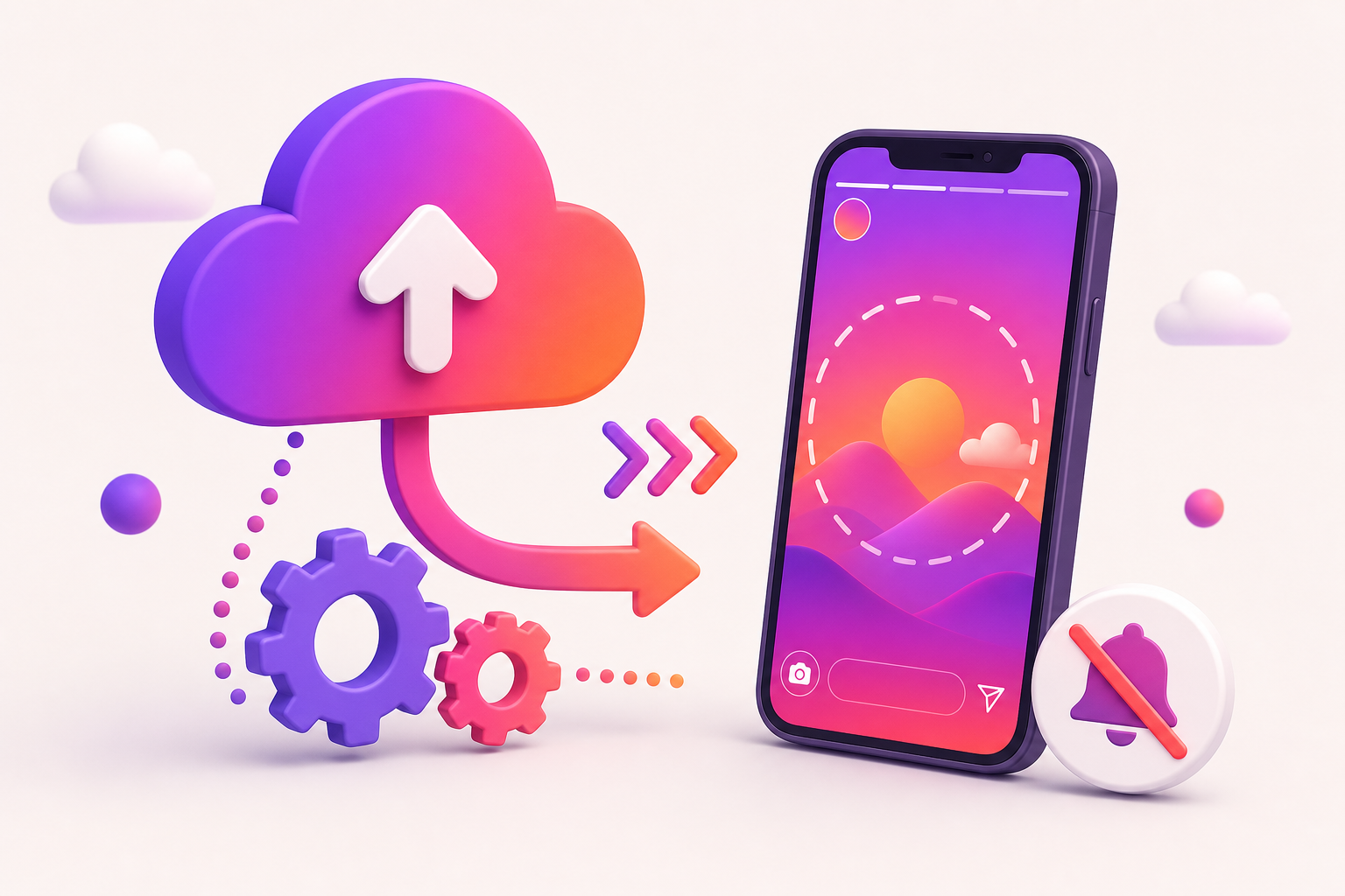 Auto-publicacion vs recordatorios: por que importa en las historias de Instagram